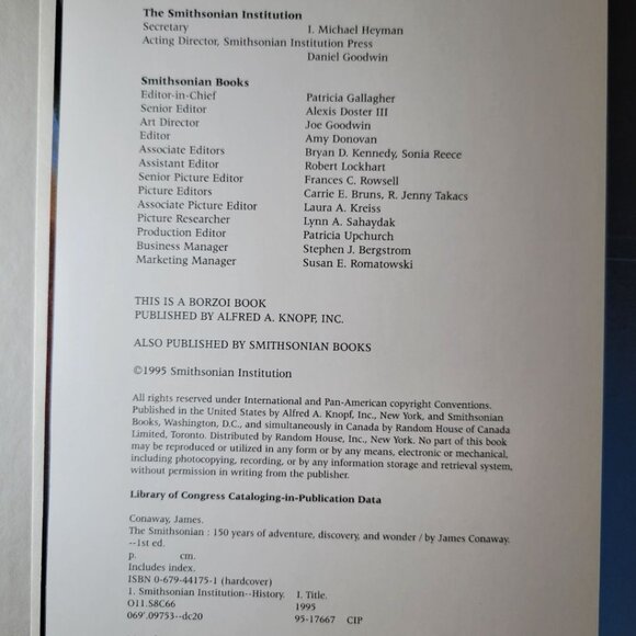 Smithsonian Book Americas Treasure Classics Edition Hardcover 1995 Blue Photos - Picture 8 of 12